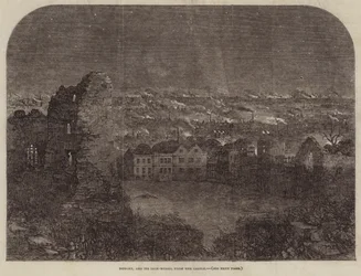 Dudley, and Its Iron-Works, from the Castle